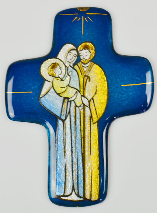Croix de la Sainte Famille en Emaux du Liban (pic 2)