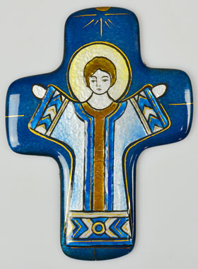 Croix du Christ Roi en Emaux du Liban (pic 1)