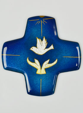 Croix Prière à l'Esprit Saint en Emaux du Liban (pic 1)