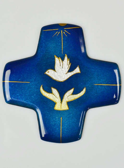 Croix Prière à l'Esprit Saint en Emaux du Liban (pic 2)