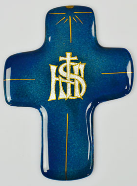 Croix Jésus IHS en Emaux du Liban (pic 1)