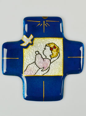 Croix en Emaux du Liban - Baptême Fille (pic 1)