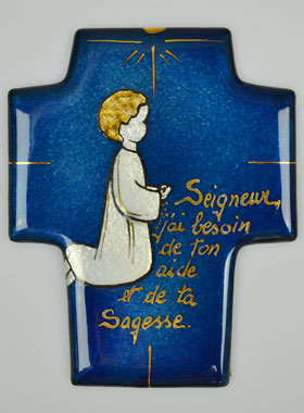 Croix en Emaux du Liban - Ma Première Communion - Fille (pic 1)