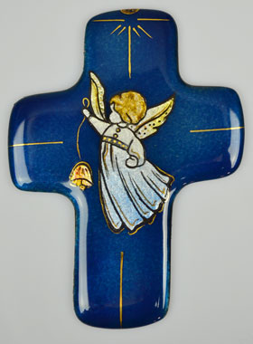 Croix en Emaux du Liban - Mon Baptême & Mon Ange-Gardien (pic 1)