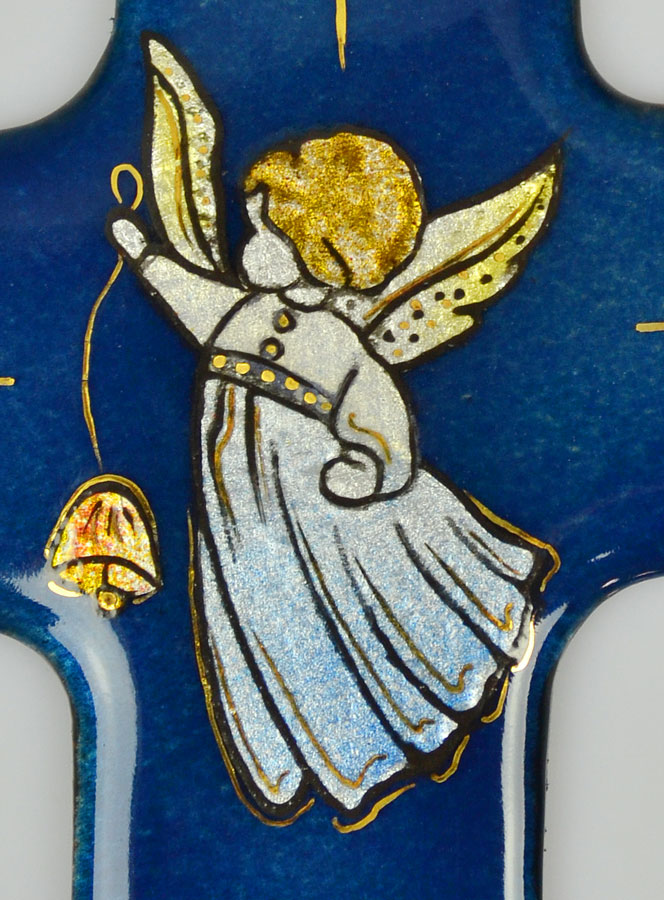 Croix en Emaux du Liban - Mon Baptême & Mon Ange-Gardien (pic 3)