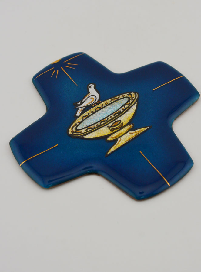 Croix Baptistère de Ravenne en Emaux du Liban (pic 3)