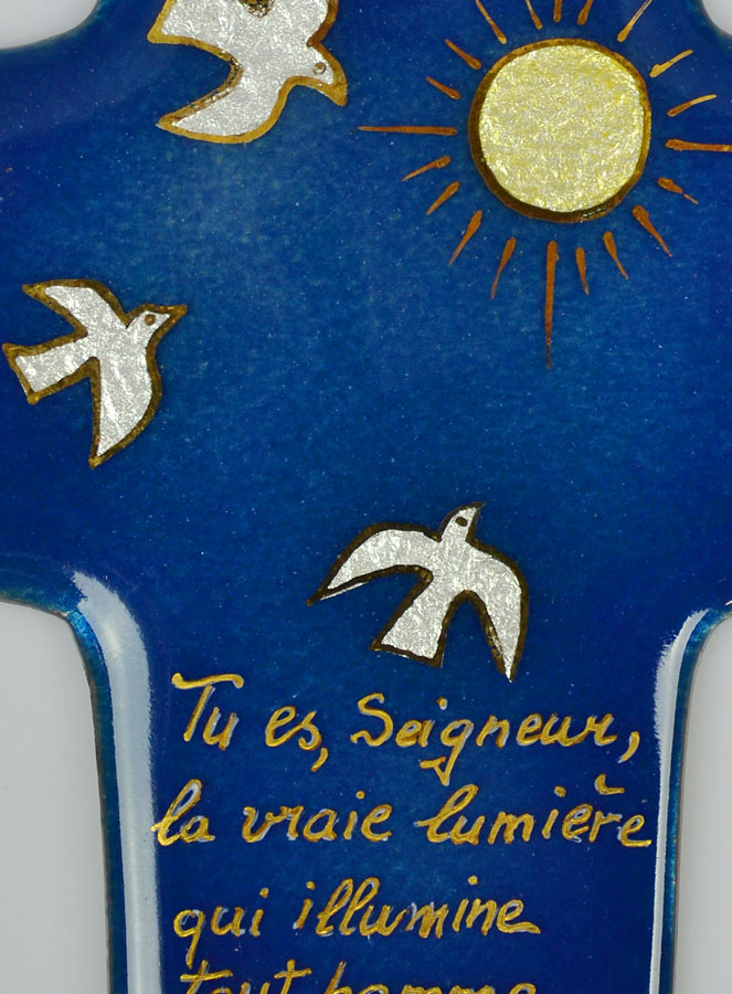 Croix Cadeau de Confirmation en Emaux du Liban (pic 3)
