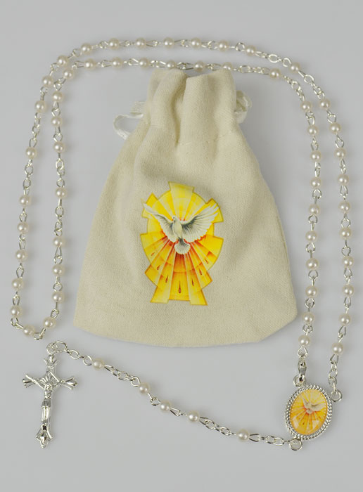 Chapelet en Perles de Nacre de Confirmation (pic 2)