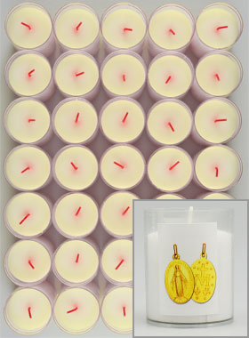 48 Bougies Veilleuses Médaille Miraculeuse (pic 1)