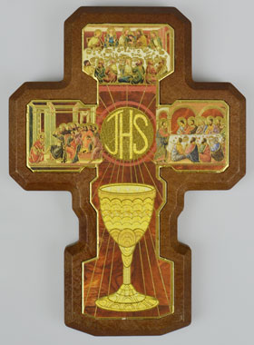 Petite Croix de la Sainte Cène - Eucharistie & Pâques (pic 1)