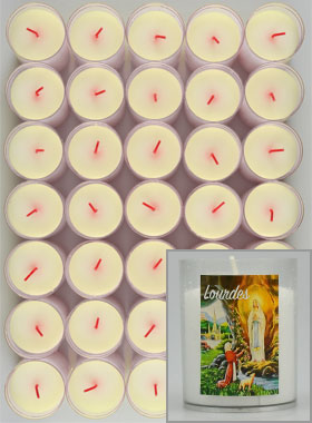 10 Bougies Veilleuses Apparitions de Lourdes (pic 1)