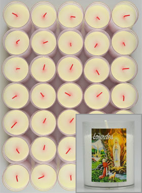 48 Bougies Veilleuses Apparitions de Lourdes (pic 1)