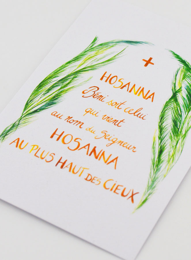 Carte de Prière - Hosanna au plus Haut des Cieux (pic 4)