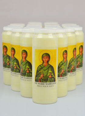 Lot de 20 Bougies de Neuvaine Sainte Marie-Madeleine (pic 1)