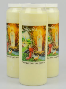 Lot de 3 Bougies de Neuvaine Prière pour une Guérison (pic 1)