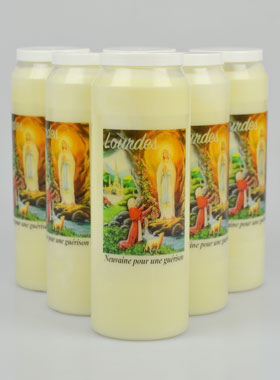 Lot de 6 Bougies de Neuvaine Prière pour une Guérison (pic 1)