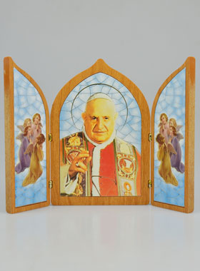 Icône Triptyque Saint Jean XXIII - 23 cm (pic 1)