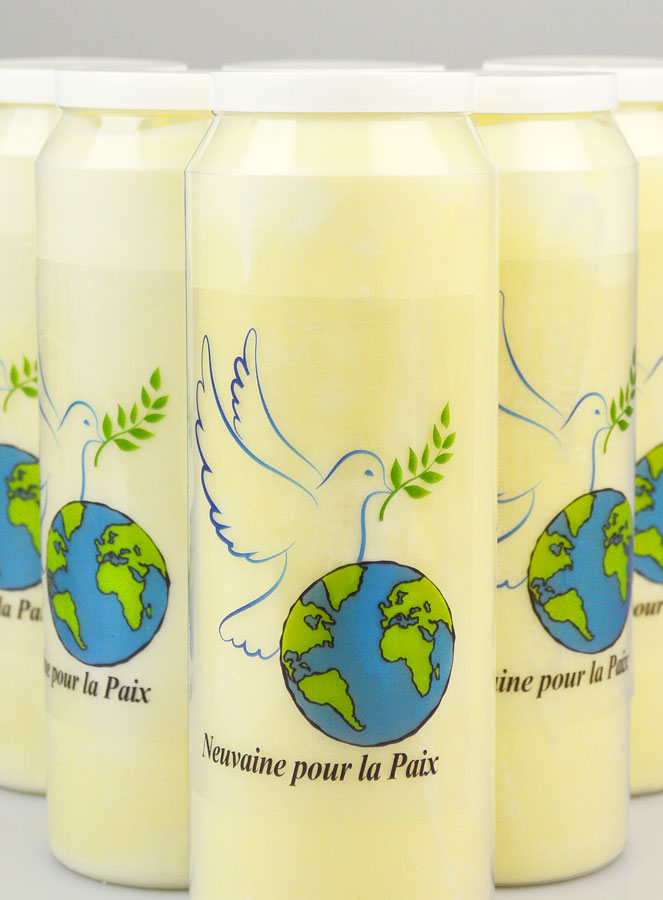 Lot de 6 Bougies de Neuvaine pour la Paix (pic 3)