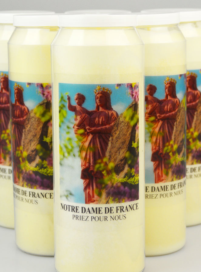 Lot de 6 Bougies de Neuvaine à Notre-Dame de France (pic 3)