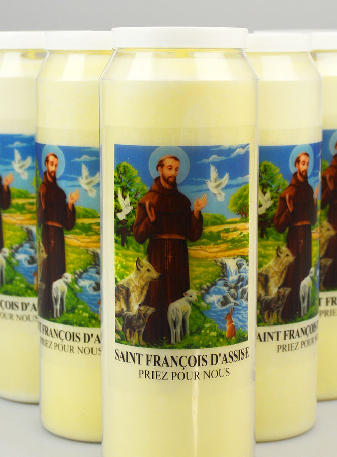 Lot de 6 Bougies de Neuvaine à St François - Nature & Animaux (pic 3)