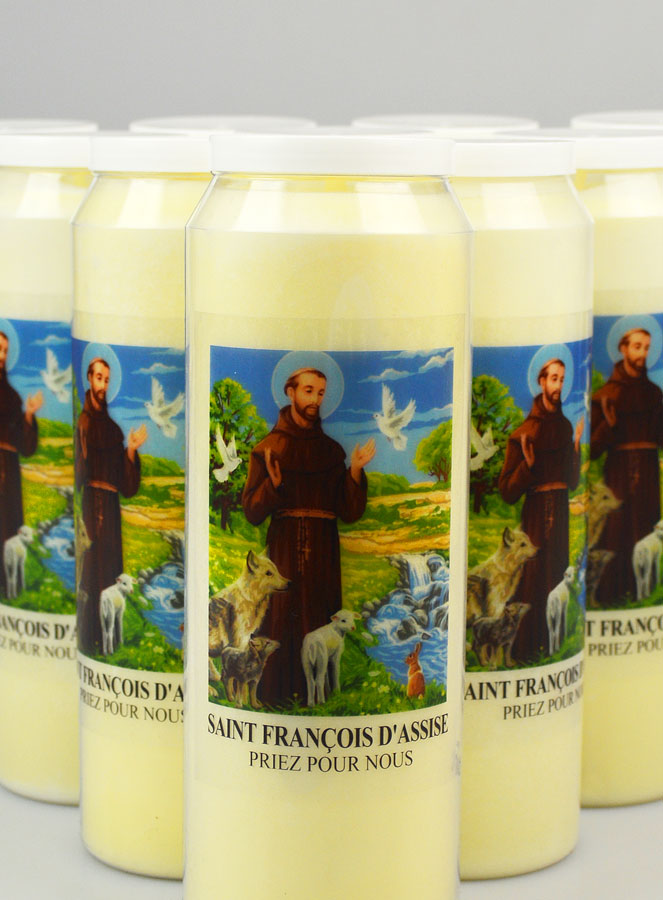 Lot de 10 Bougies de Neuvaine à St François - Nature & Animaux (pic 3)