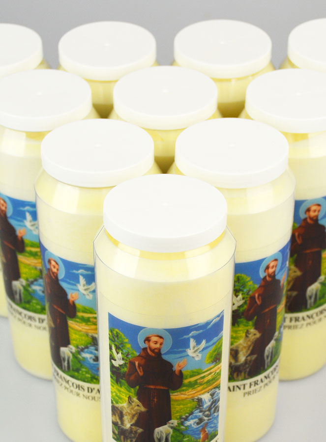 Lot de 10 Bougies de Neuvaine à St François - Nature & Animaux (pic 4)