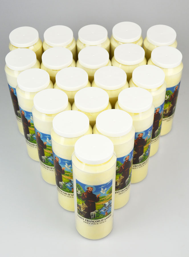 Lot de 20 Bougies de Neuvaine à St François - Nature & Animaux (pic 2)