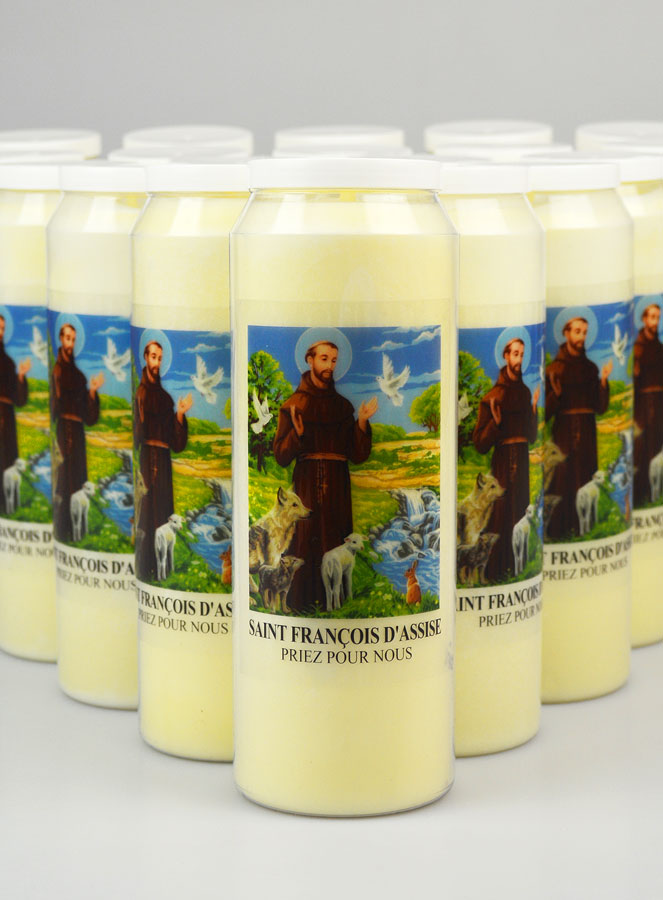 Lot de 20 Bougies de Neuvaine à St François - Nature & Animaux (pic 3)