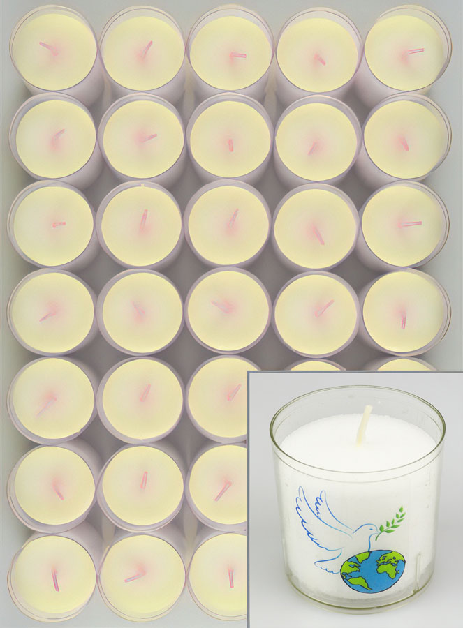 24 Bougies Veilleuses Prière pour la Paix (pic 2)