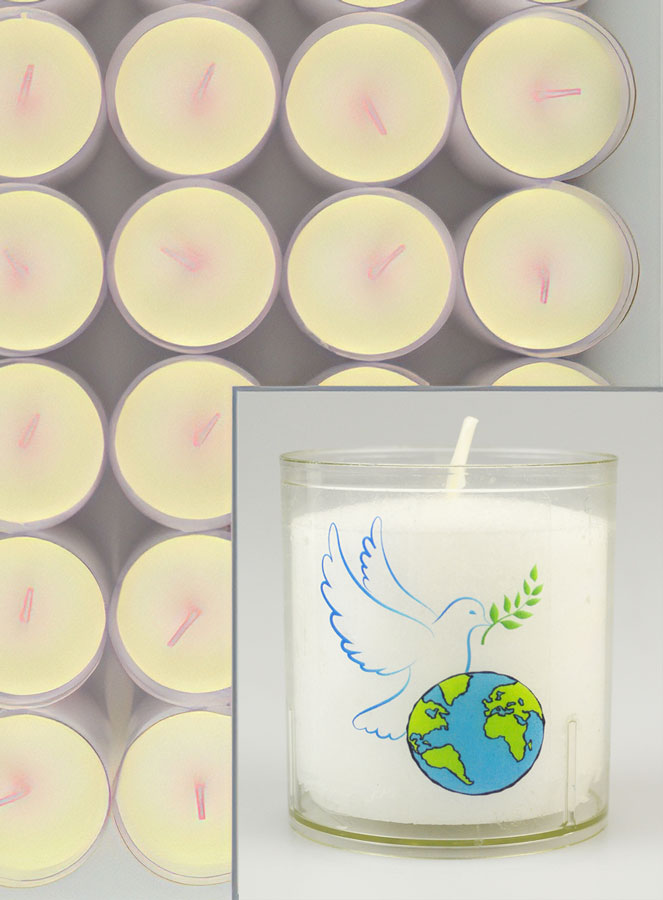 24 Bougies Veilleuses Prière pour la Paix (pic 3)