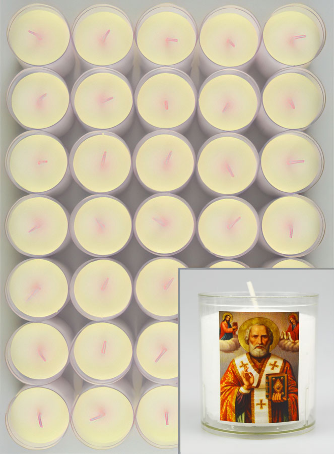 24 Bougies Veilleuses Saint Nicolas (pic 1)