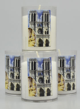 4 Bougies Veilleuses Notre Dame de Paris (pic 1)