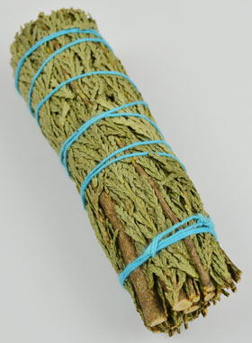 Smudge de Sauge Blanche et Cèdre 25g - Fagot 10cm (pic 1)