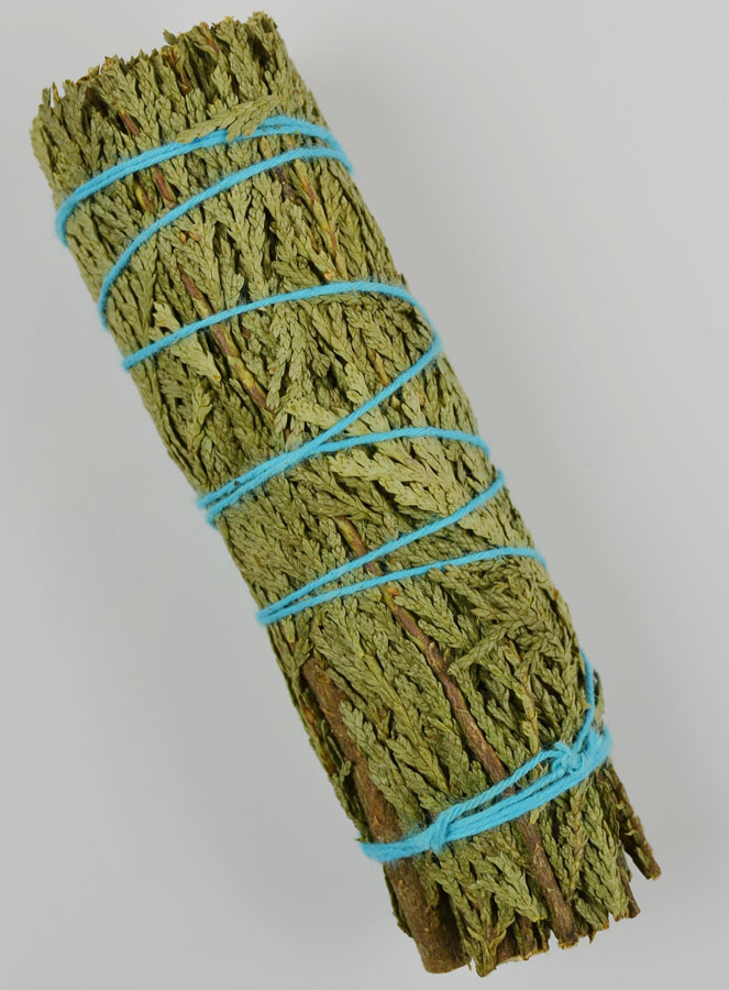 Smudge de Sauge Blanche et Cèdre 25g - Fagot 10cm (pic 3)