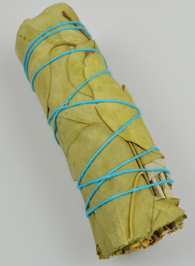 Smudge de Sauge Blanche & Eucalyptus 25g - Fagot 10cm (pic 2)