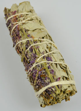 Smudge de Sauge Blanche & Lavande 30g - Fagot 10cm (pic 1)
