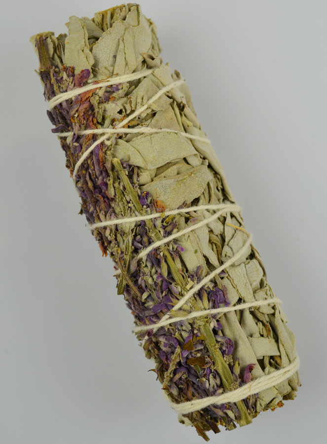 Smudge de Sauge Blanche & Lavande 30g - Fagot 10cm (pic 3)