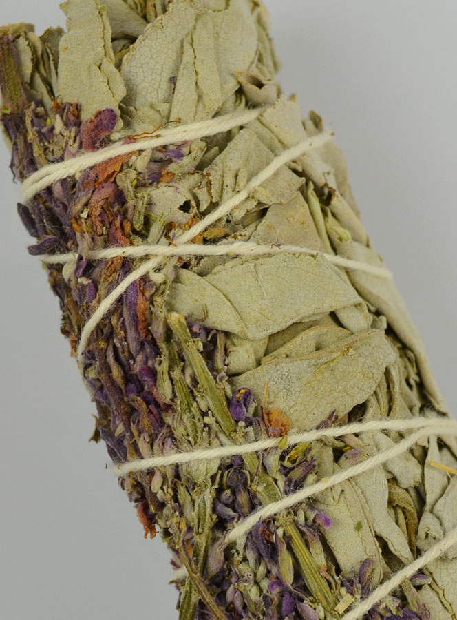 Smudge de Sauge Blanche & Lavande 30g - Fagot 10cm (pic 4)