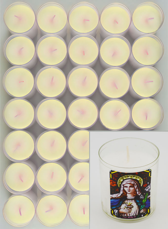 10 Bougies Veilleuses Sacré-Coeur de Marie (pic 2)