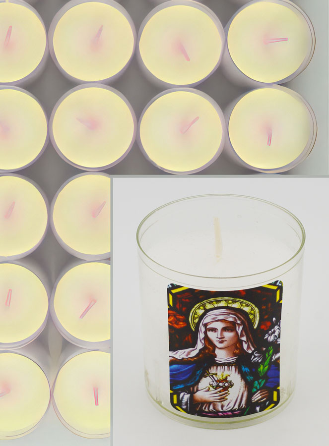 10 Bougies Veilleuses Sacré-Coeur de Marie (pic 4)