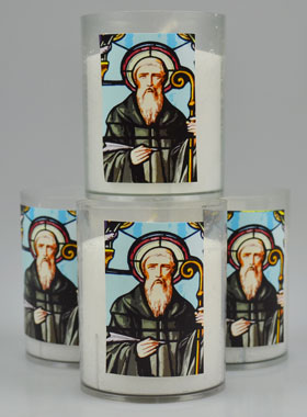 4 Bougies Veilleuses Saint Benoît (pic 1)