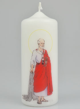 Bougie Souvenir de Saint Pierre - Artisanat Français (pic 1)