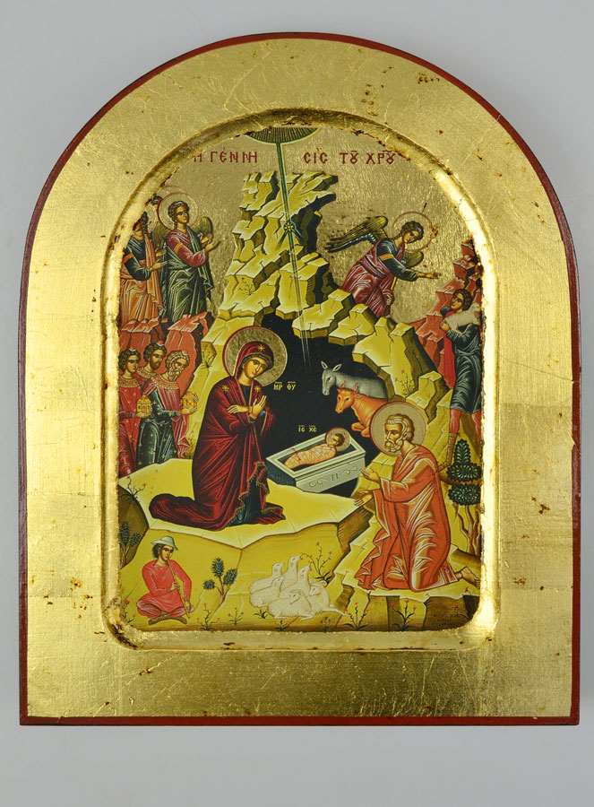 Icône de l'Adoration à la Crèche - 18cm (pic 2)