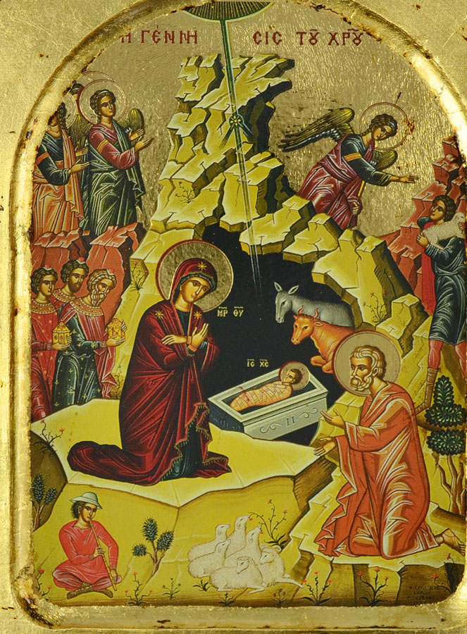 Icône de l'Adoration à la Crèche - 18cm (pic 3)