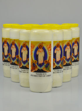 Lot de 10 Bougies Neuvaine de la Résurrection Pâques (pic 1)