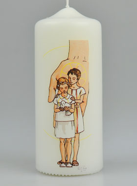 Bougie Cierge de Confirmation - Fille (pic 1)
