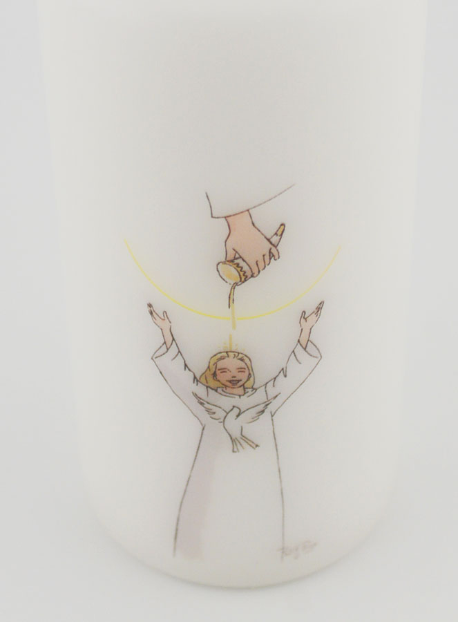 Cierge de Confirmation - Onction Fille Blonde (pic 4)