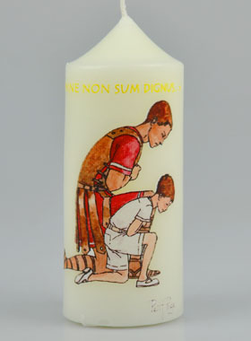 Bougie Cierge de Communion - Centurion & Garçon Brun (pic 1)