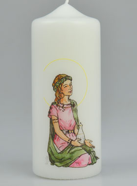 Bougie Cierge de Sainte Marie-Madeleine (pic 1)