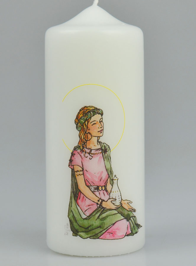 Bougie Cierge de Sainte Marie-Madeleine (pic 2)